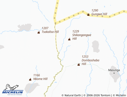 Mapa MICHELIN Shashe Drift - ViaMichelin
