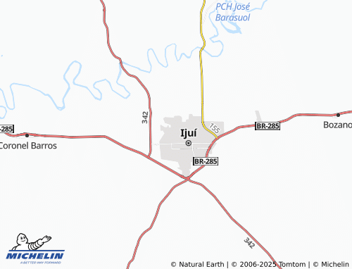 MICHELIN Elizabeth map - ViaMichelin