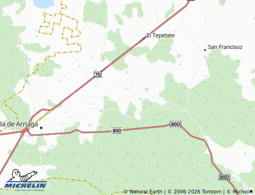Mappa MICHELIN Emiliano Zapata - ViaMichelin