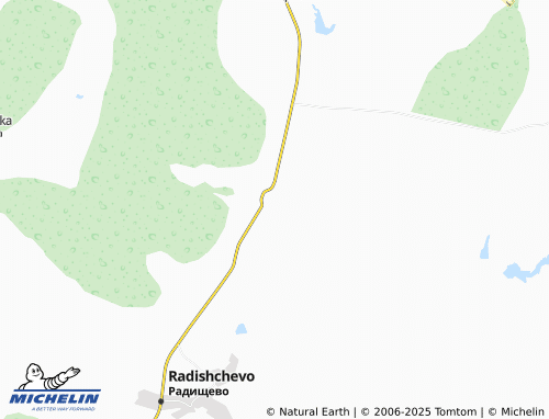 MICHELIN Nizhnyaya Maza map - ViaMichelin