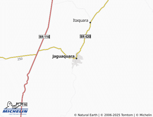 Mapa MICHELIN Jaguaquara - ViaMichelin