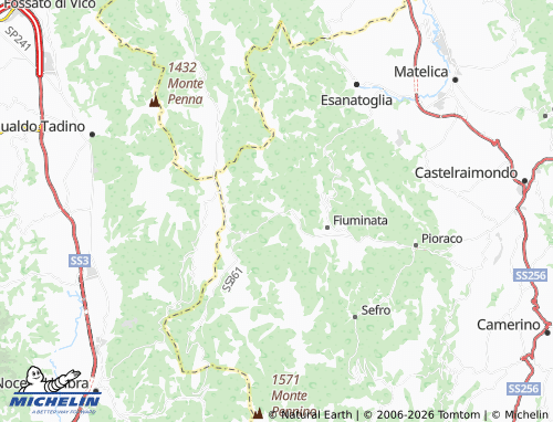 MICHELIN Spindoli map - ViaMichelin