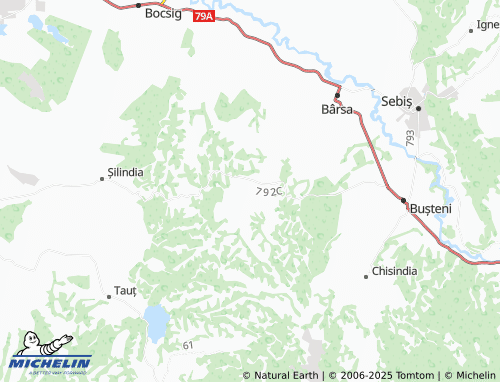 MICHELIN Cuieșd map - ViaMichelin