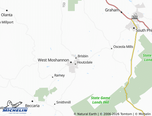 Mappa MICHELIN Brisbin - ViaMichelin