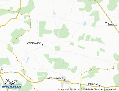 MICHELIN-Landkarte Teresin - ViaMichelin