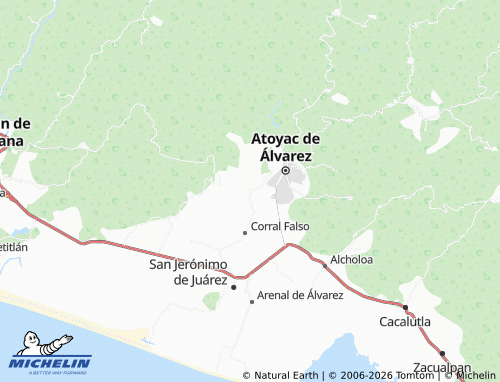 Mapa MICHELIN Lázaro Cárdenas - ViaMichelin