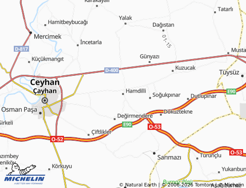 Mappa MICHELIN Hamdilli - ViaMichelin