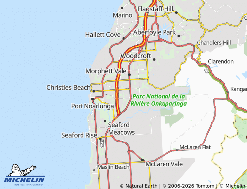 MICHELIN Hackham West map - ViaMichelin