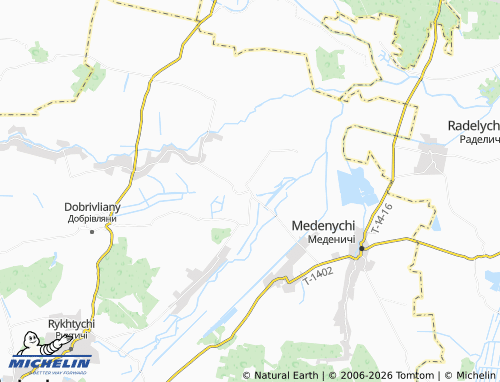 Mappa MICHELIN Litynia - ViaMichelin