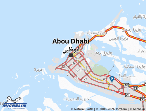MICHELIN Markaziyah 12 map - ViaMichelin