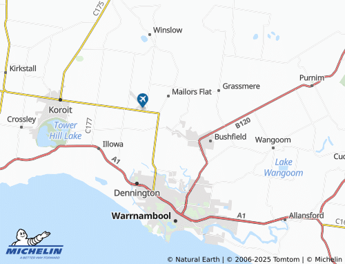 MICHELIN Woodford map - ViaMichelin