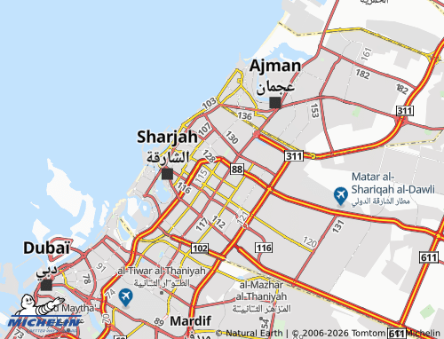 Carte MICHELIN al-Abar - ViaMichelin