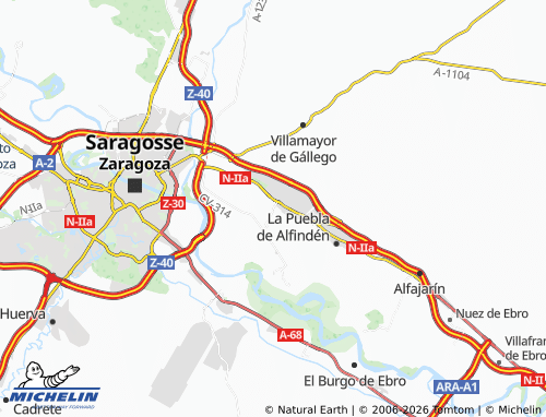 Mappa MICHELIN El Lugarico de Cerdán - ViaMichelin