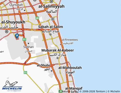 MICHELIN Fnaitees 4 map - ViaMichelin