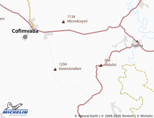 MICHELIN-Landkarte KwaNyumane - ViaMichelin