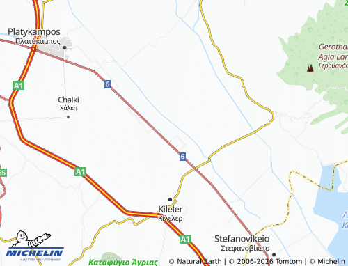 Mapa MICHELIN Melissa - ViaMichelin