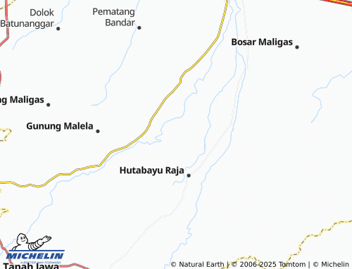 MICHELIN Maligas Bayu map - ViaMichelin