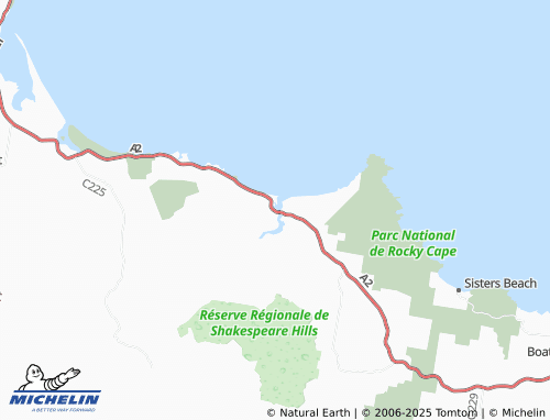 MICHELIN Hellyer map - ViaMichelin