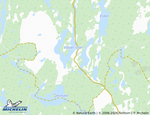 Mappa MICHELIN Svanskog - ViaMichelin