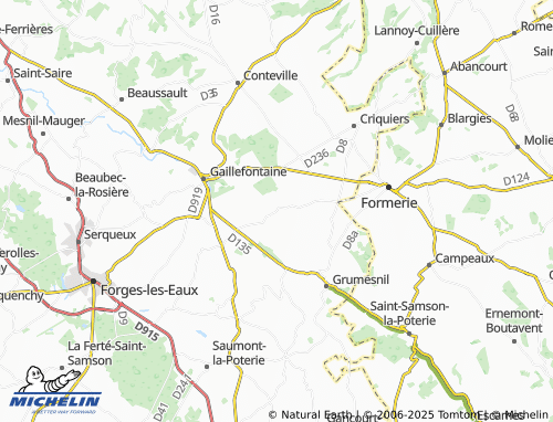 MICHELIN Haucourt map - ViaMichelin
