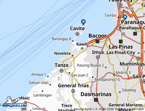 MICHELIN Noveleta map - ViaMichelin