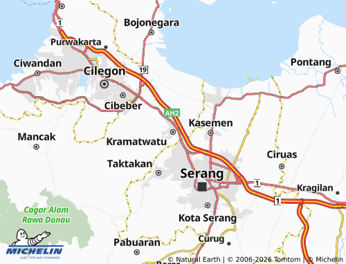 Mappa MICHELIN Kramatwatu - ViaMichelin