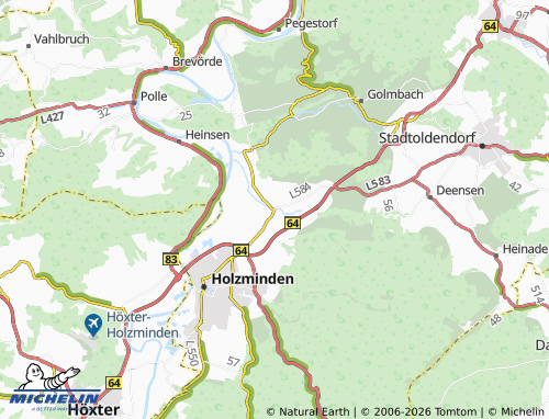 MICHELIN Bevern map - ViaMichelin