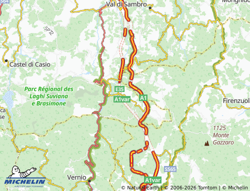 Mappa MICHELIN Baragazza - ViaMichelin