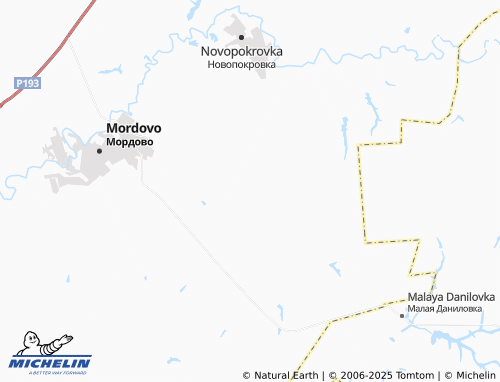 MICHELIN Malaya Danilovka map - ViaMichelin