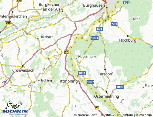 Mappa MICHELIN Hadermarkt - ViaMichelin