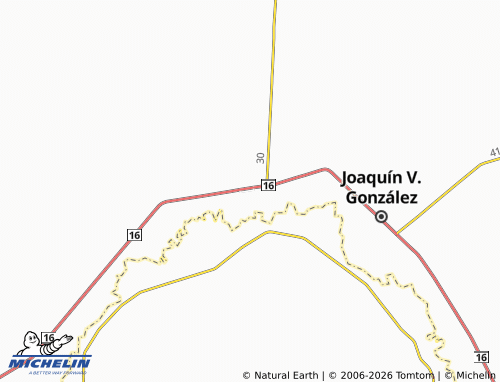 MICHELIN Coronel Olleros map - ViaMichelin