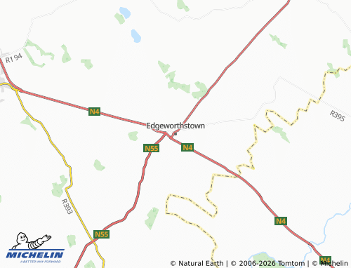 Mapa MICHELIN Edgeworthstown - ViaMichelin