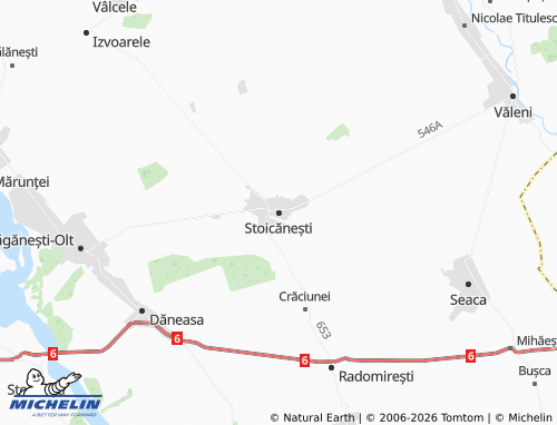 Mapa MICHELIN Stoicănești - ViaMichelin