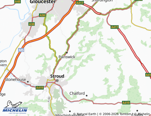 Carte MICHELIN Longridge - ViaMichelin
