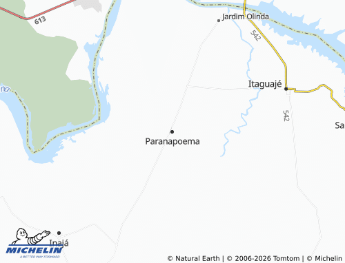 Mapa MICHELIN Paranapoema - ViaMichelin
