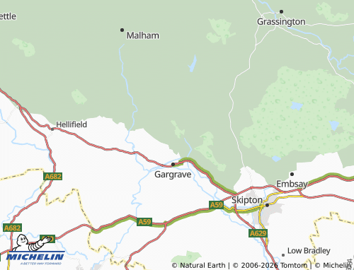 Carte MICHELIN Eshton - ViaMichelin