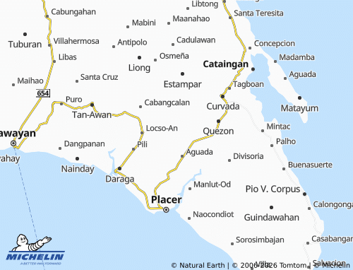 MICHELIN Guinhan-Ayan map - ViaMichelin