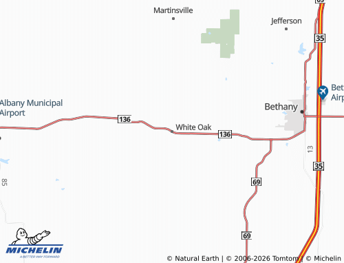Mapa MICHELIN White Oak - ViaMichelin