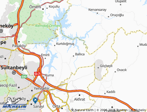 MICHELIN Ballıca map - ViaMichelin