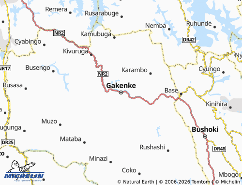 Mapa MICHELIN Gakenke - ViaMichelin
