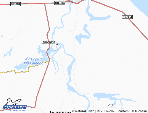 Mapa MICHELIN Barreira dos Vianas - ViaMichelin