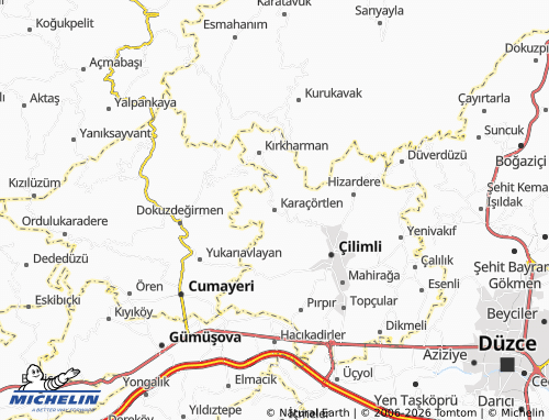 Mappa MICHELIN Karaçörtlen - ViaMichelin
