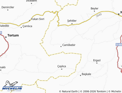 Mappa MICHELIN Camiikebir - ViaMichelin