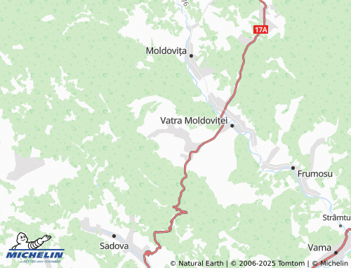 MICHELIN Paltinu map - ViaMichelin