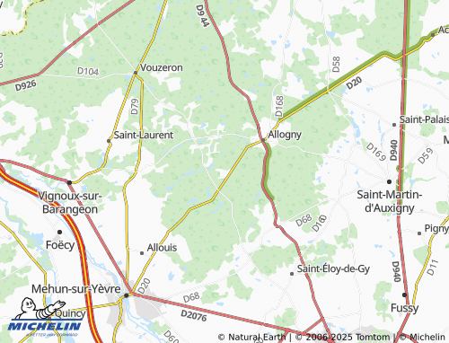 Carte MICHELIN Boursac - ViaMichelin