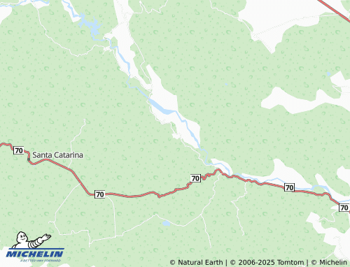 MICHELIN El Sermón Santa Ana map - ViaMichelin