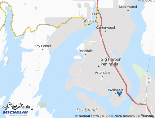 Carte MICHELIN Raft Island - ViaMichelin