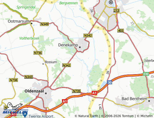 MICHELIN Beuningen map - ViaMichelin