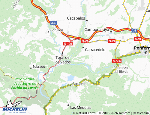 MICHELIN Villadepalos map - ViaMichelin