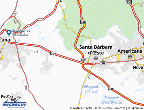 Mapa MICHELIN Vale das Cigarras - ViaMichelin